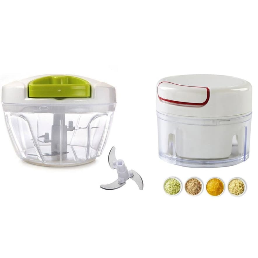 Kit 2 Peças Processador com 500ml + Mini Processador 200ml