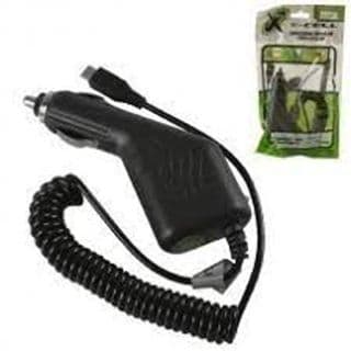 Carregador Celular Veicular Para Carros Plug V8 Micro USB Cabo Embutido