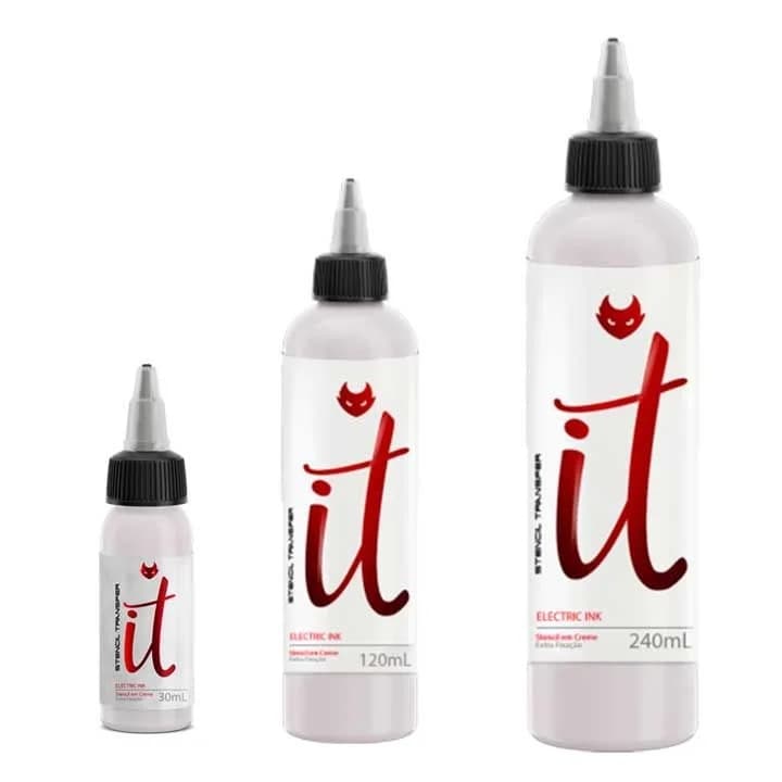 Stencil Transfer Tattoo 240/ 120ml/ 30ml It Electric Ink para Tatuagens