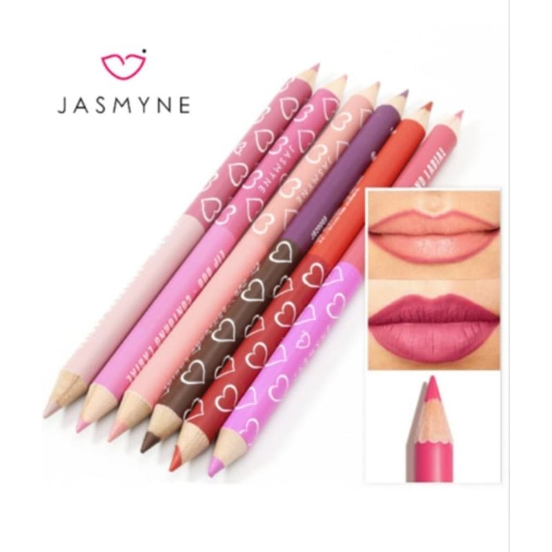 6 Lápis de Boca Contorno Labial Jasmyne
