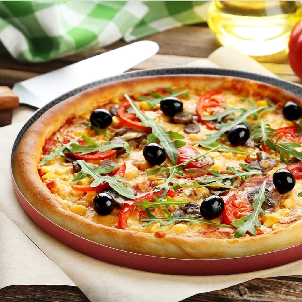 Forma Para Pizza Assadeira 35 Cm De Diâmetro Antiaderente