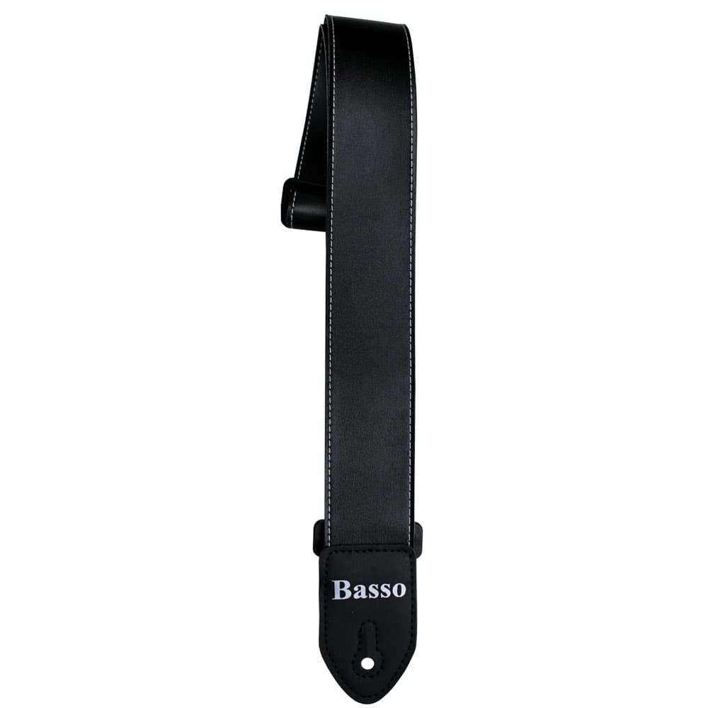 Correia Alça Talabarte Strap Basso Preta SF-10 5cm Violão Baixo Guitarra Viola