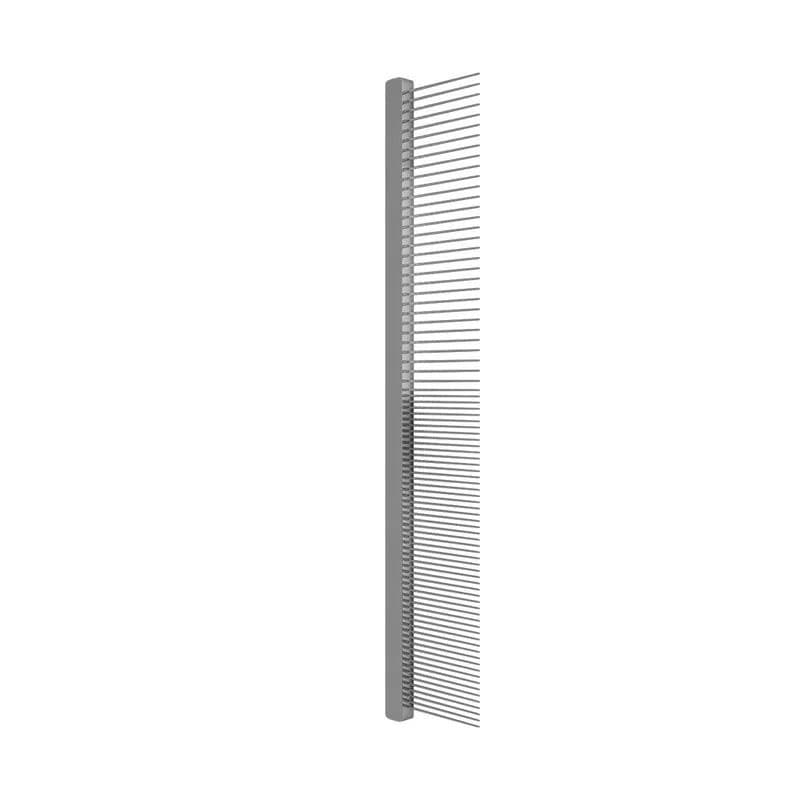 Pente duplo para pet de aço inox 23cm Akemi Propetz