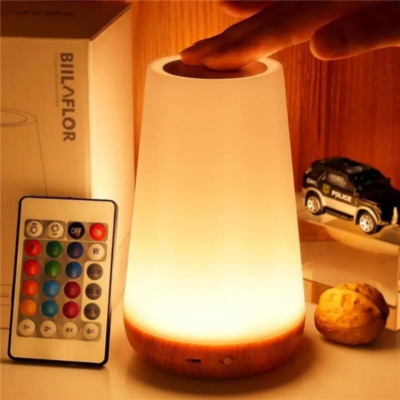 Luminária Led Touch 13 Cores c/ Controle Remoto 5 cores 13 niveis deintensidade