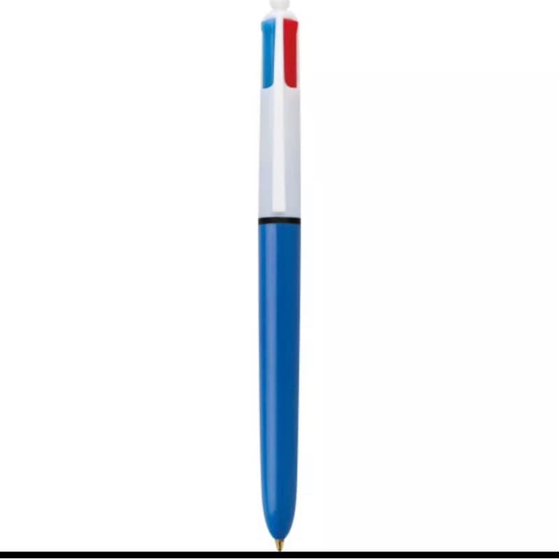 Caneta Bic 4 cores esferográfica ponta média 1.0mm
