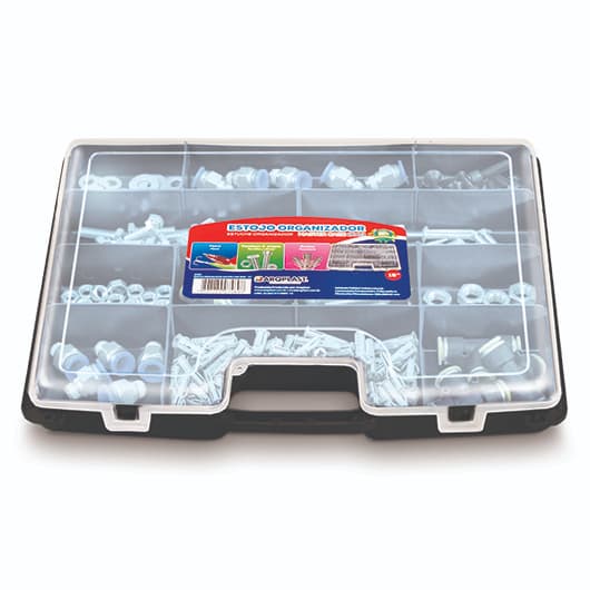 Estojo Organizador Multiuso para pesca, parafusos, pregos, buchas, maleta, caixa  e etc - 8003  TOY