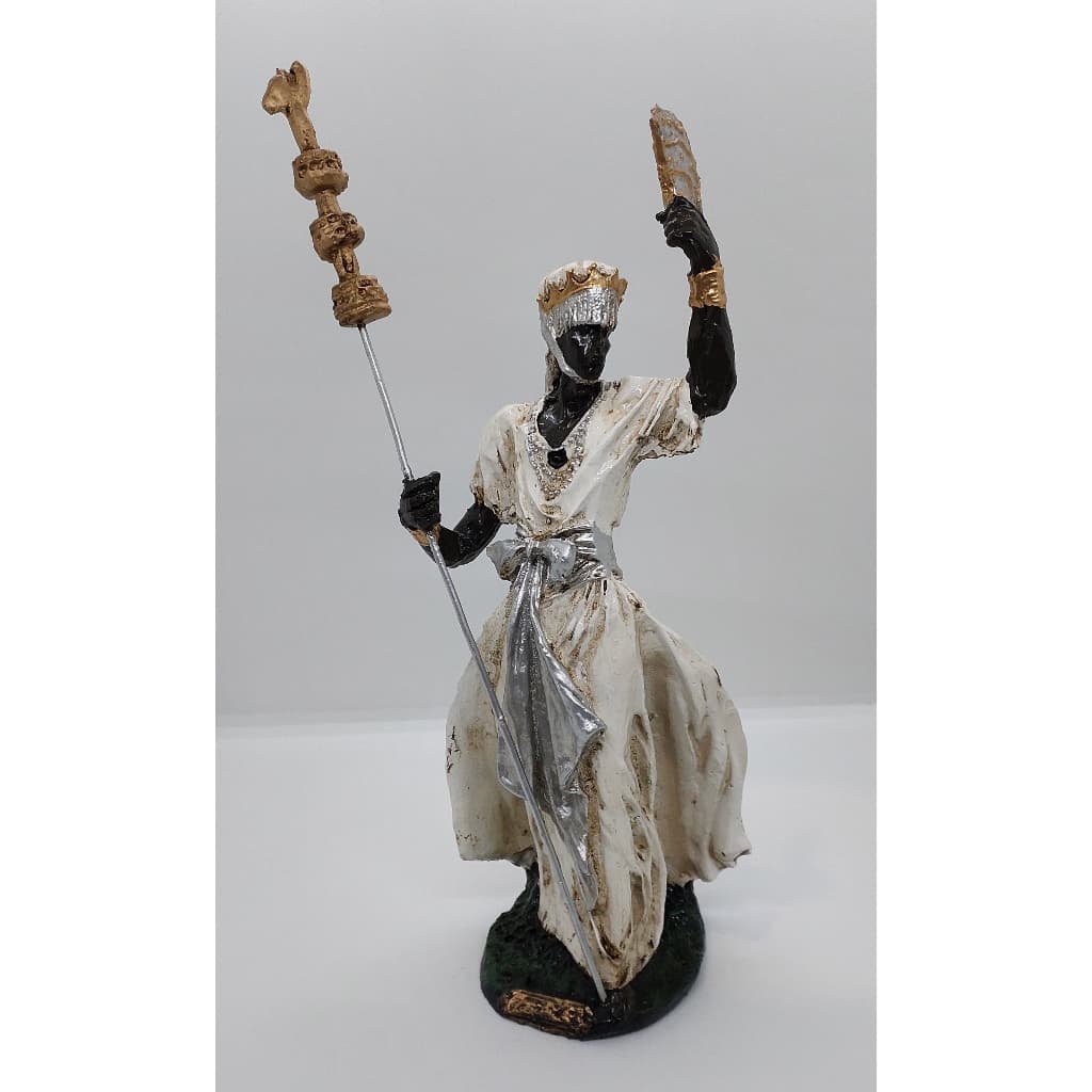 Estatueta Oxalá Branco Orixá 28cm