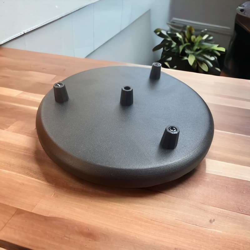 kit canopla grande para montagem de pendente 3 furos
