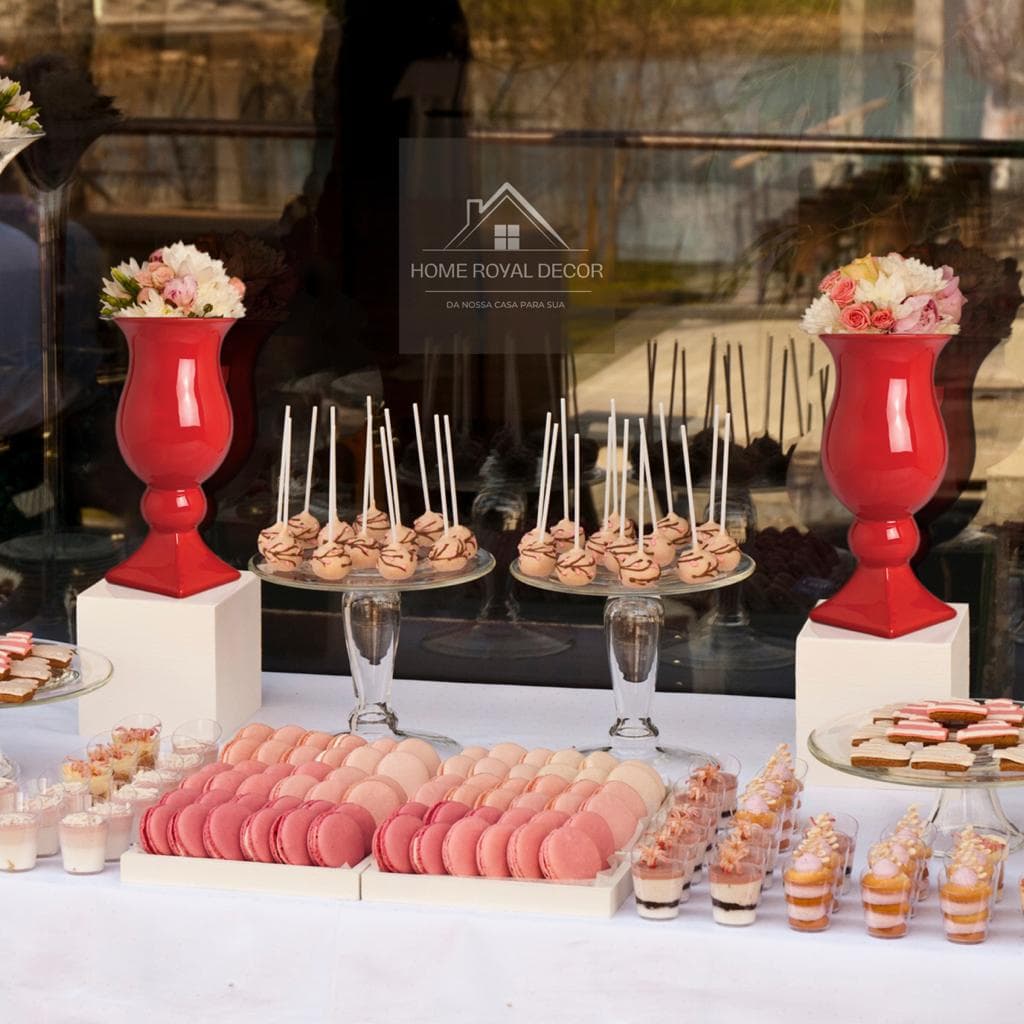 Vaso Cerâmica Decorativo Enfeite para Sala Festas e Eventos