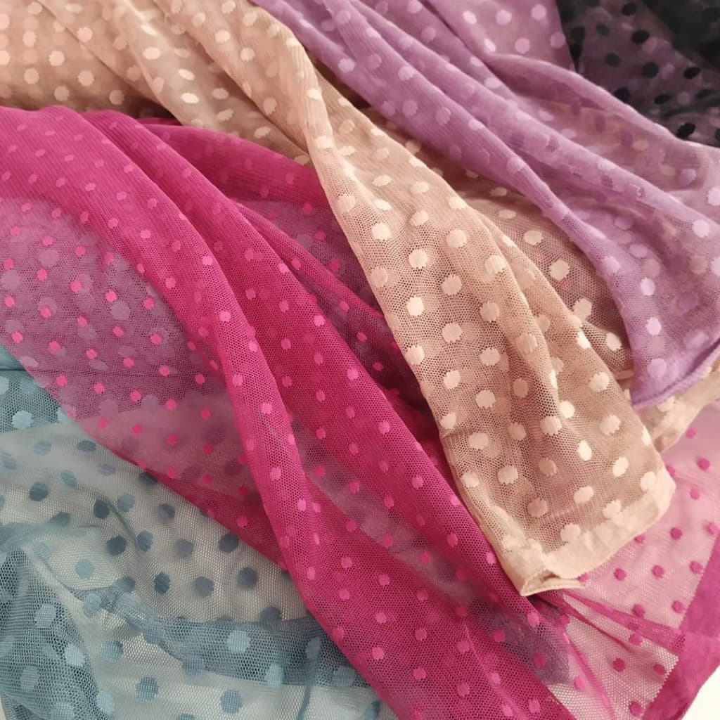 Tule poá 1,50m tecido ideal para blusas vestidos saias roupa feminina moda casual tule transparente