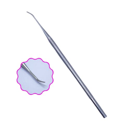 Espátula Desencravadora aço inox esterilizável autoclave ou estufa manicure podologia
