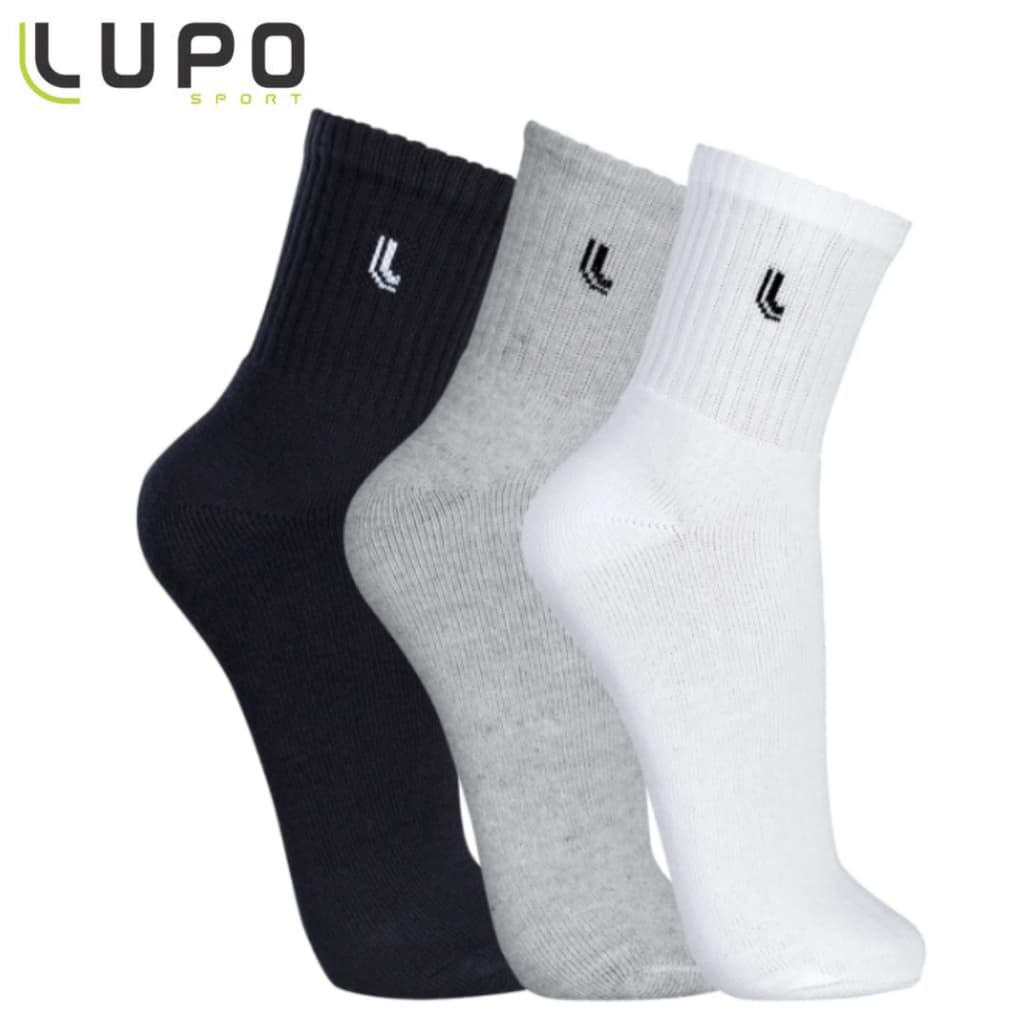 Kit com 3 Meias Lupo 3245-089