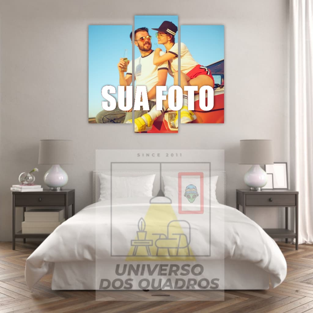 quadro PERSONALIZADO decorativo SUA FOTO FAMILIA AMIGOS