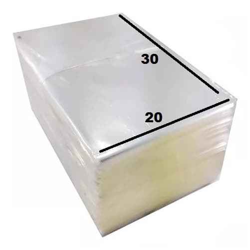 Saco Plástico Transparente 20x30 Esp.0,06 Pct.c/ 1kg Pp
