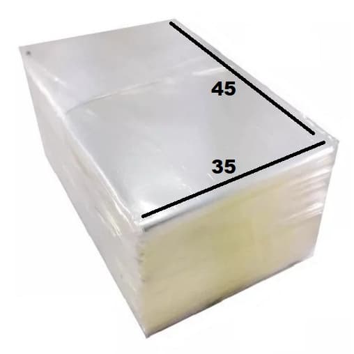 Saco Plástico Transparente 35x45 Esp.0,06 Pct.c/ 1kg Pp