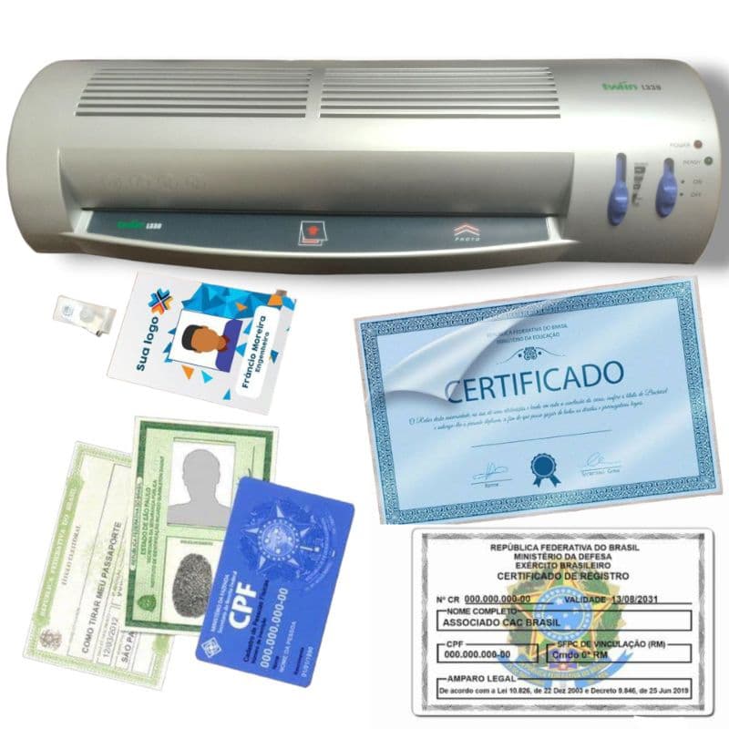 plastificadora e laminadora  A4 - proteja seus documentos e fotos