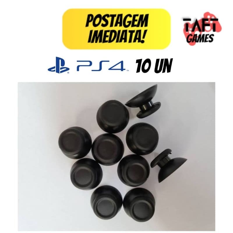 5 Pares Botões Analógicos P/ Controle De Ps4, Ps4 Pro, Ps4 Slim