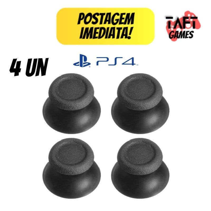Kit 2 Pares 4 Peças Botão Analógicos Para Controle Dualshock 4 De Ps4, Ps4 Pro, Ps4 Slim