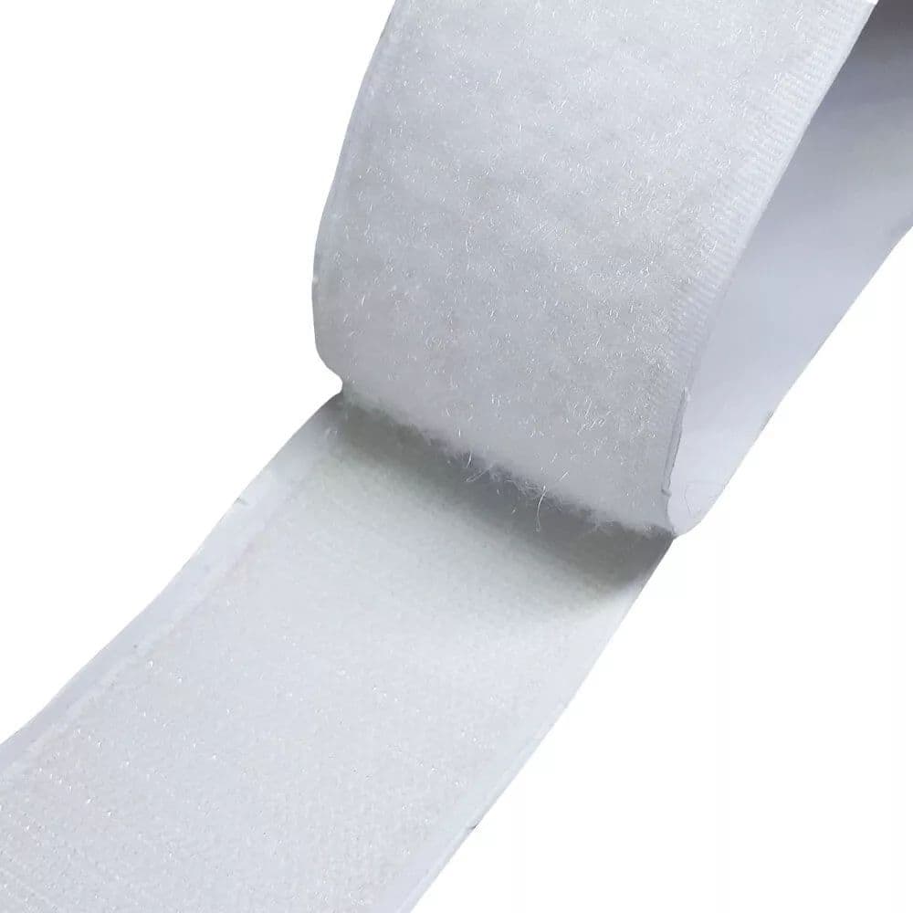 Velcro Adesivo 25mm 50mm Dupla Face Preto Branco Macho E Fêmea Multi uso