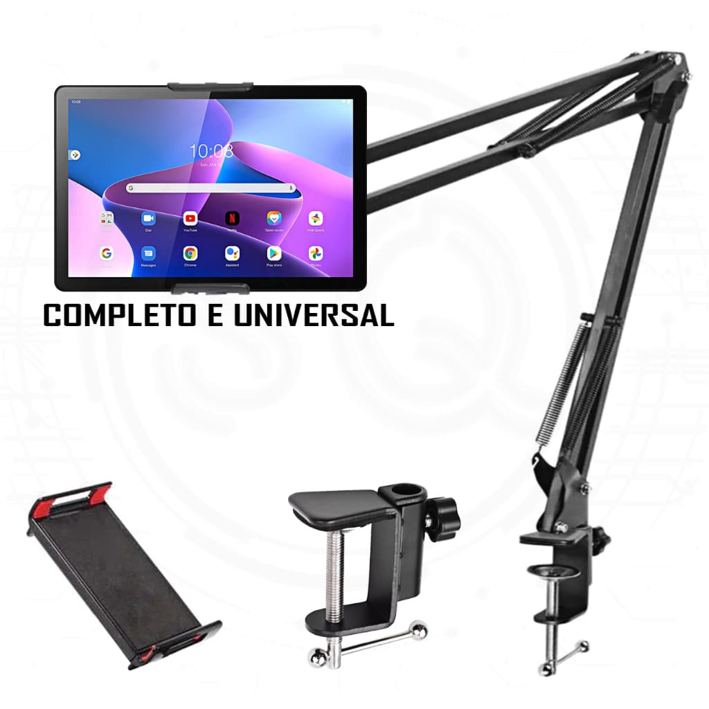 Braço Articulado Com Suporte Para iPad iPhone Celular Tablet
