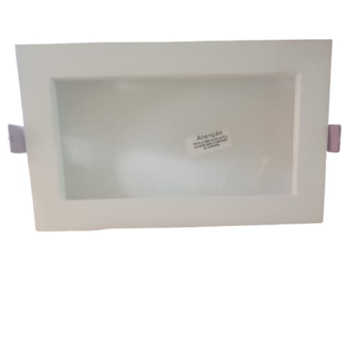 Luminária de Embutir Gesso PVC  Recuada Para 1 Lâmpada E27
