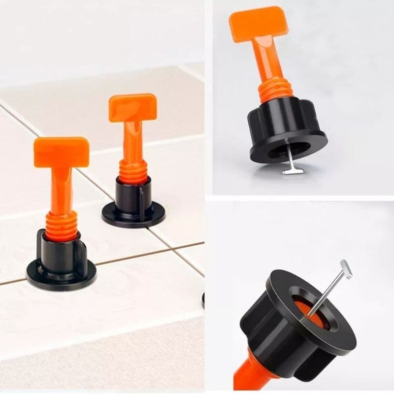 Nivelador Espaçador De Porcelanato Piso Reutilizável 50 Peça