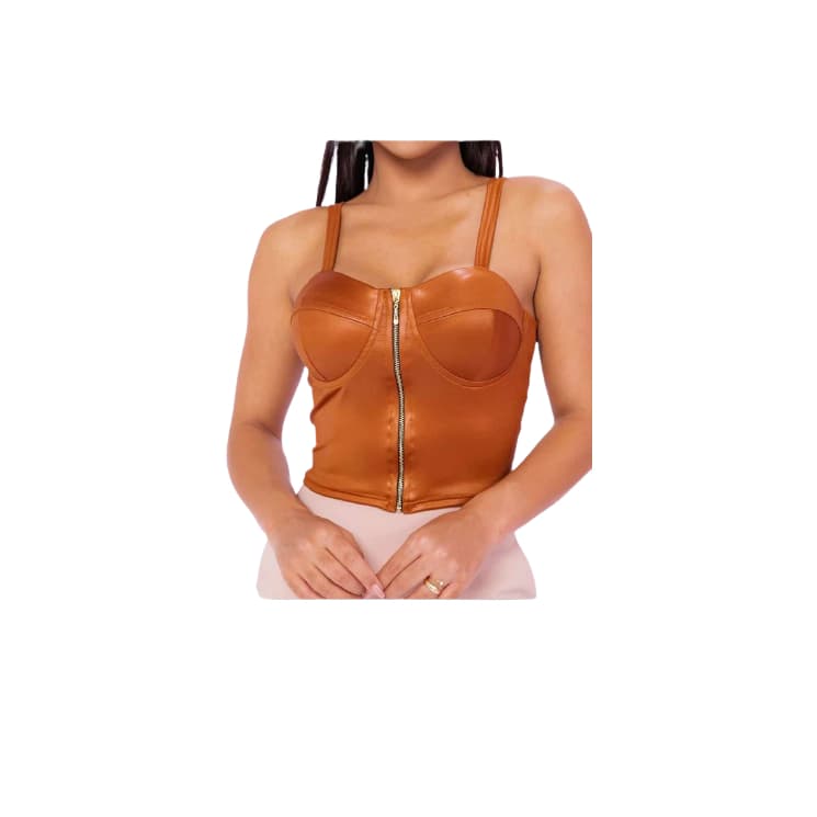 Cropped Com Zíper Frontal Bojo