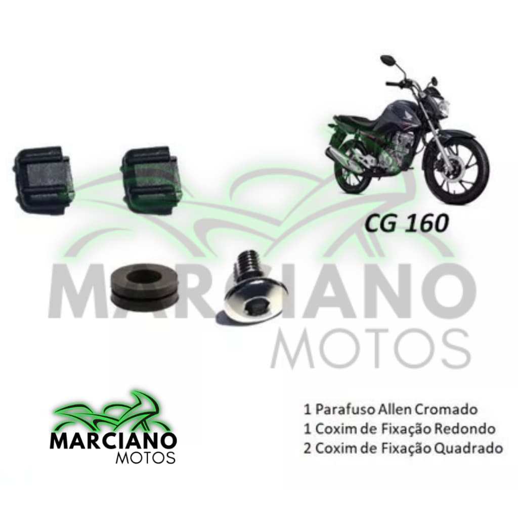 Kit Parafuso Protetor Escape CG 160 Fan 160 tribal