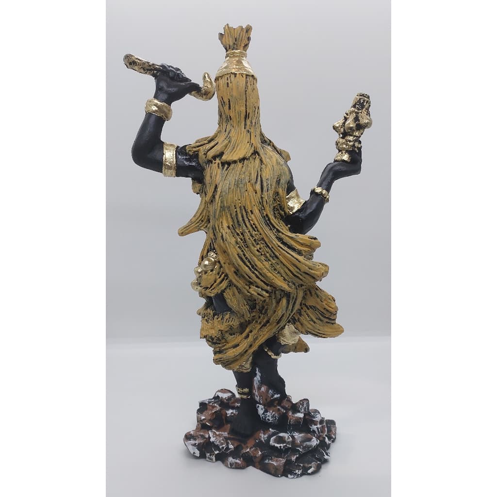 Orixá Obaluae Omolu Estatueta Resina 25cm