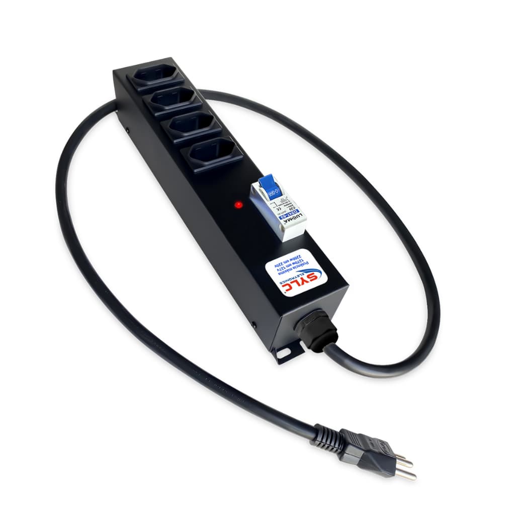 Filtro Linha 20 Amperes 4 Tomadas Bivolt 4400w Disjuntor