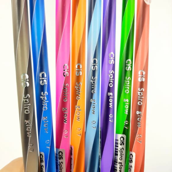 Caneta Esferográfica Cis Spiro Glow 0.7mm