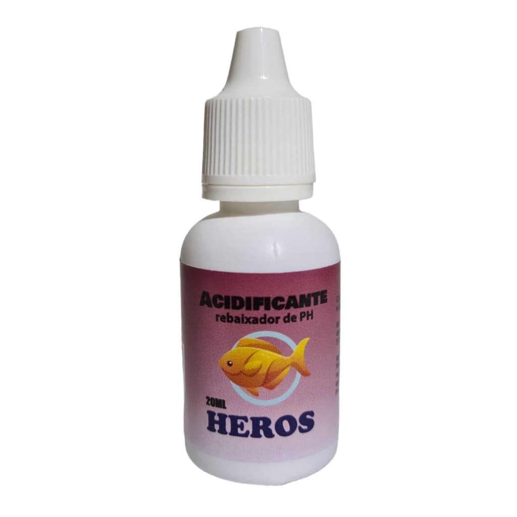 Acidificante Heros - Acid 20ml Acidificante Para Baixar Ph de Aquário de Água Doce