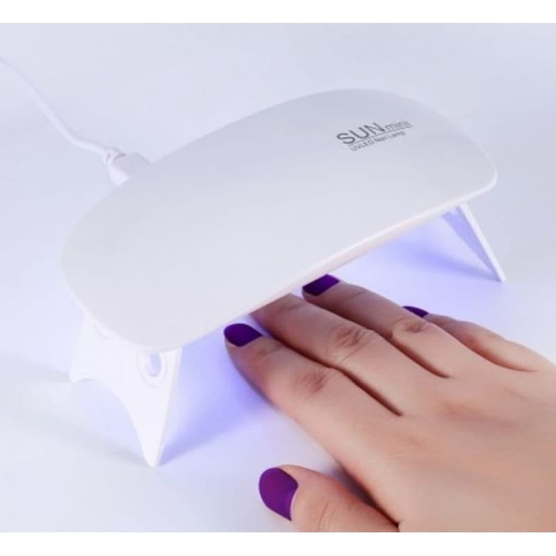 Mini cabine Sun mini de unhas portátil estufa Led Uv 6w secador de Gel Esmalte