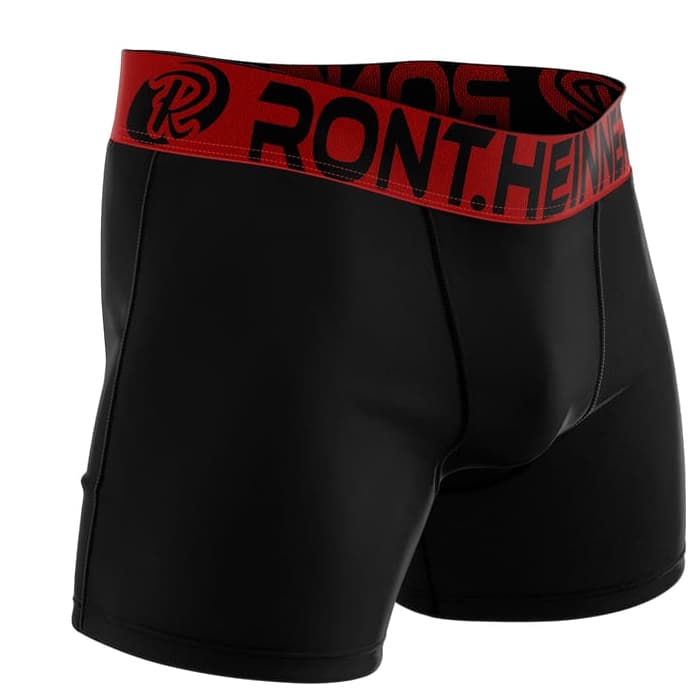 kit 5 Boxer Box/Boxer RONTHNER Roupas Masculina Microfibra com elástico 40mm Bordado