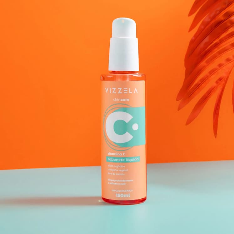Sabonete Facial Vitamina C 150ml - vizzela