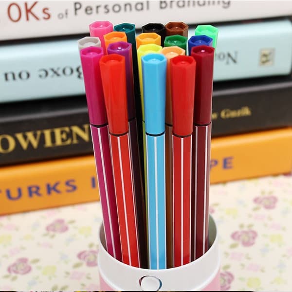 Kit de canetas com 12/18/24/36 cores Fine Line Coloridas  Fineliner
