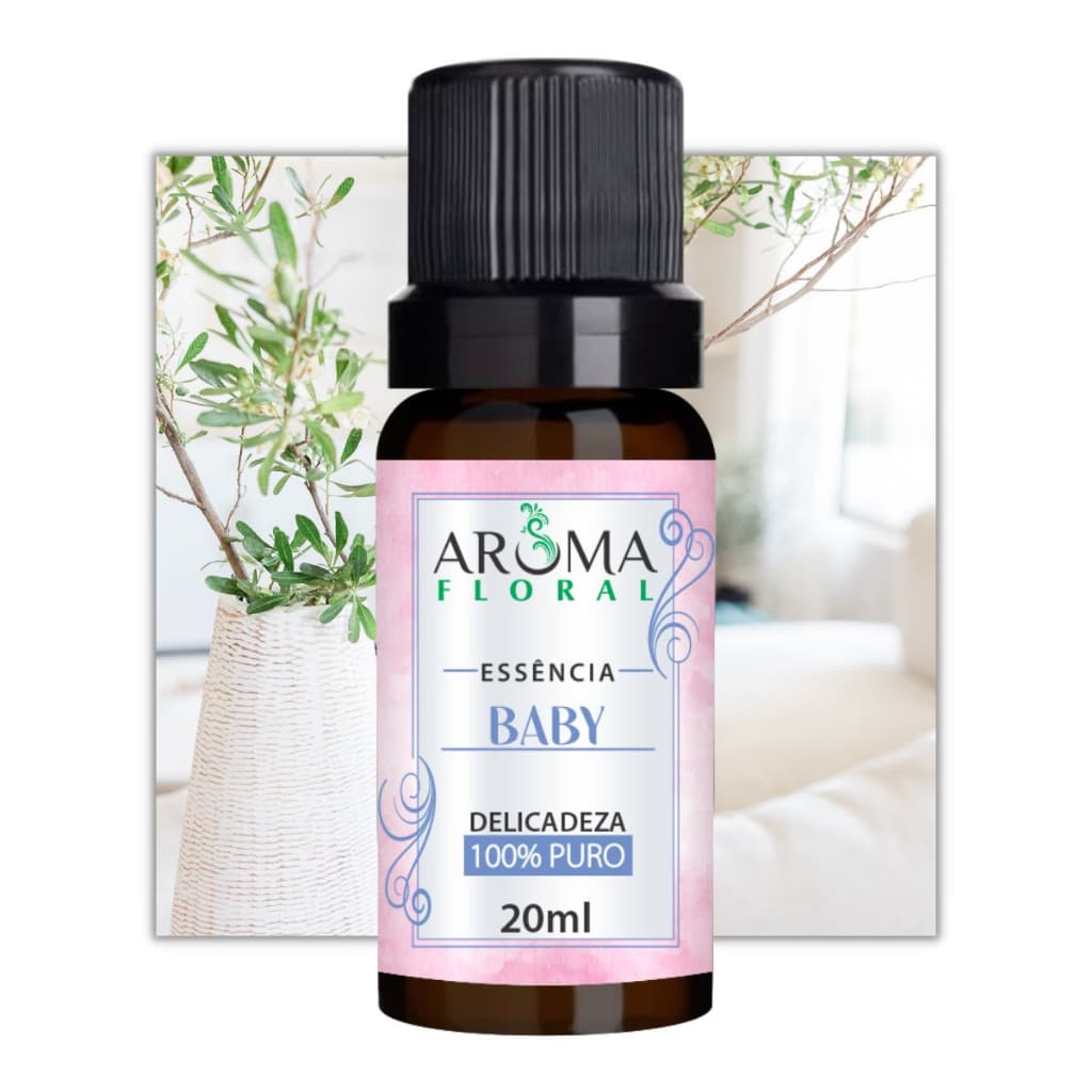 Essência Baby Cheirinho de Bebê Para Perfumar Ambientes e Aromatizador Difusor 20ML