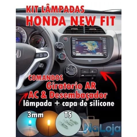 Lâmpadas New Fit Comando Ar Com Soquetes + Cambio