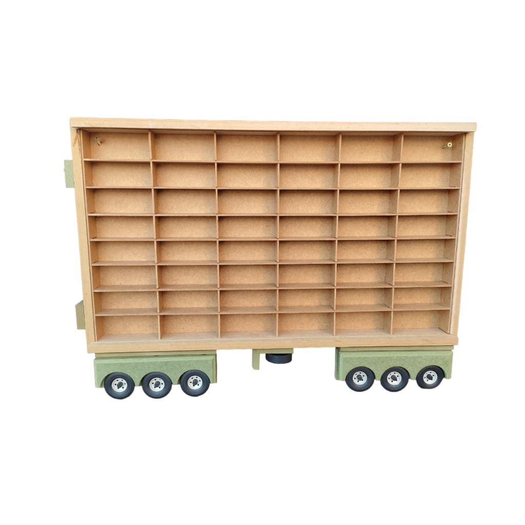 ENGATE Expositor Em Mdf Para 48 Carrinhos 1:64