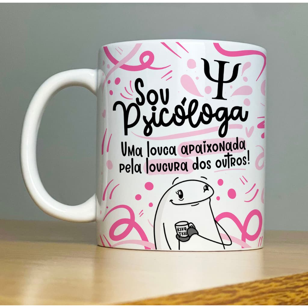 Caneca Profissão Personalizada de Porcelana Diversos Modelos de Profissões, Caneca Profissão Flork
