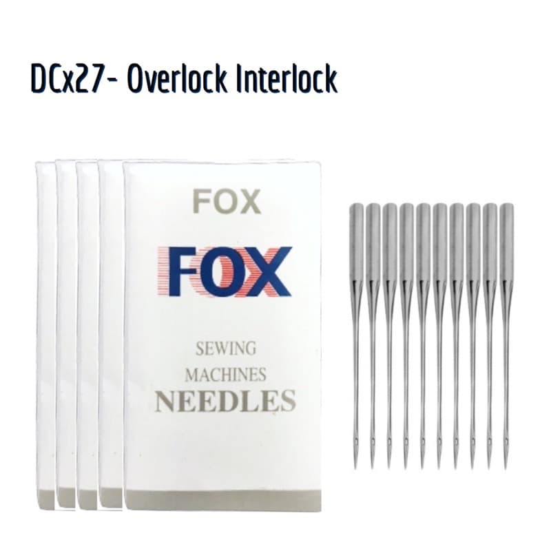 50 Agulhas DCx27 Overlock Interlock Industrial Nº9/10/11/12/14/16/18/19/20/21 Maquina Costura Industrial