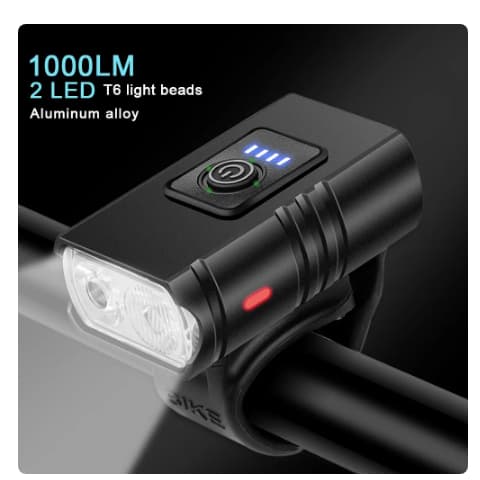 BK02 bicicleta luz USB recarregável T6 LED bicicleta luzes 6 modos MTB lanterna bicicleta farol para ciclismo bicicleta lâmpada frontal