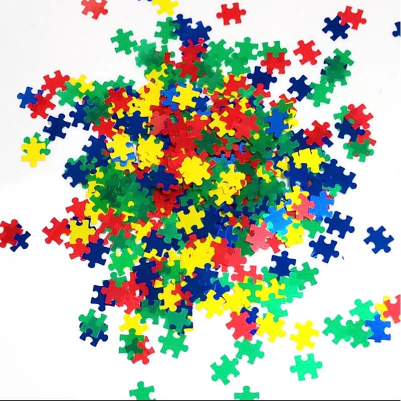 Enchimento para Resina Quebra Cabeça Autismo