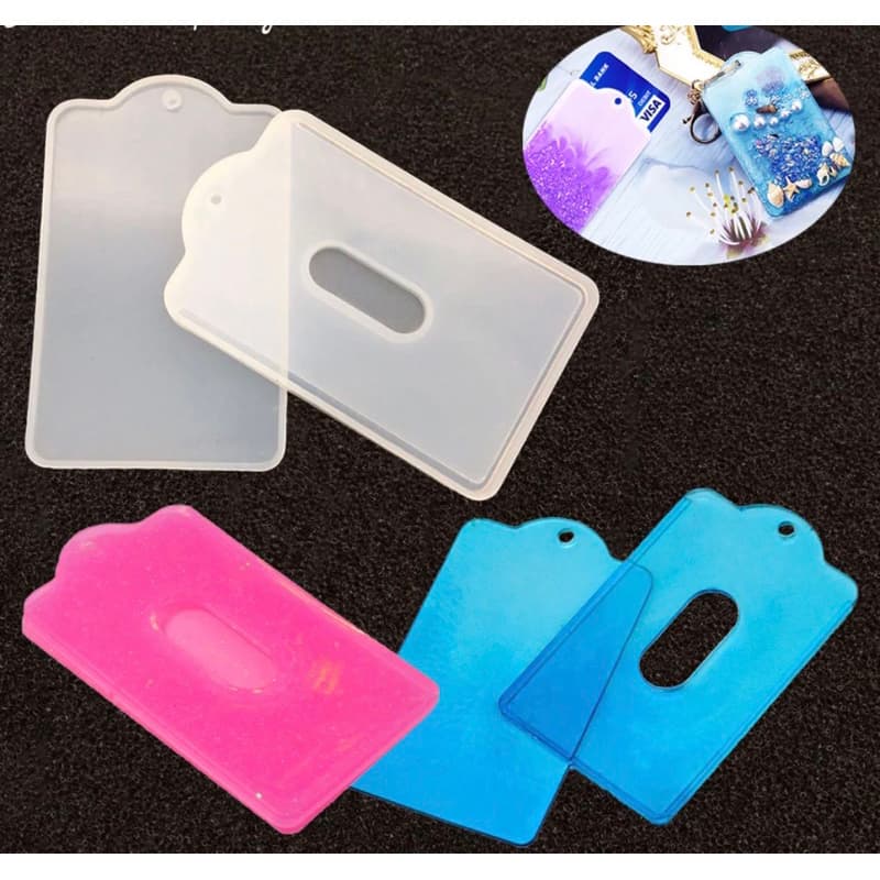 Molde de silicone porta cartão, passagem e demais cartões.
