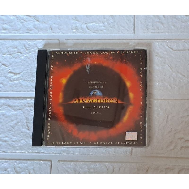 CD do filme Armageddon - Aerosmith, Jon Bon Jovi, ZZ top e outros
