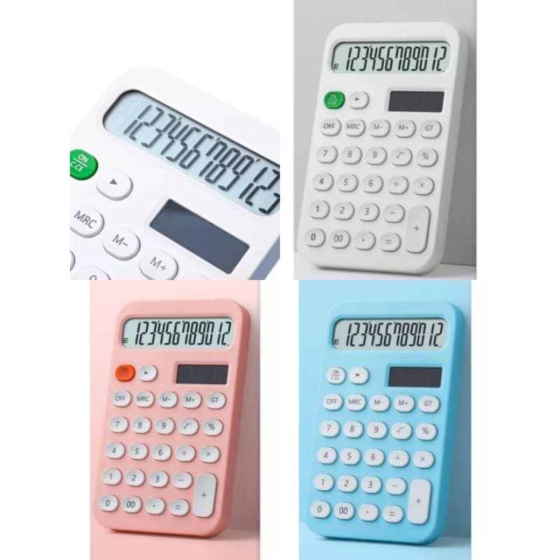 Calculadora Financeira Dedicada Meninas Computador Pequeno Mini Alto Aparência Cores sortidos 6354