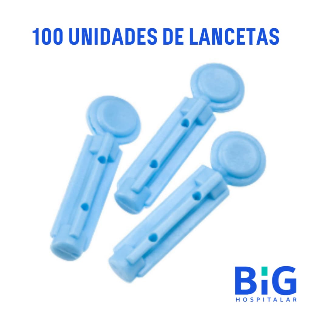 Lancetas Para Lancetador 28G Com 100 Unidades G-Tech
