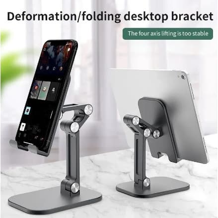 Suporte de  Celular móvel  de mesa dobrável,  mesa  flexível,  célular   ajustável  inteligente  , todos os celulares,  iPad,  Tablet,  3 seções