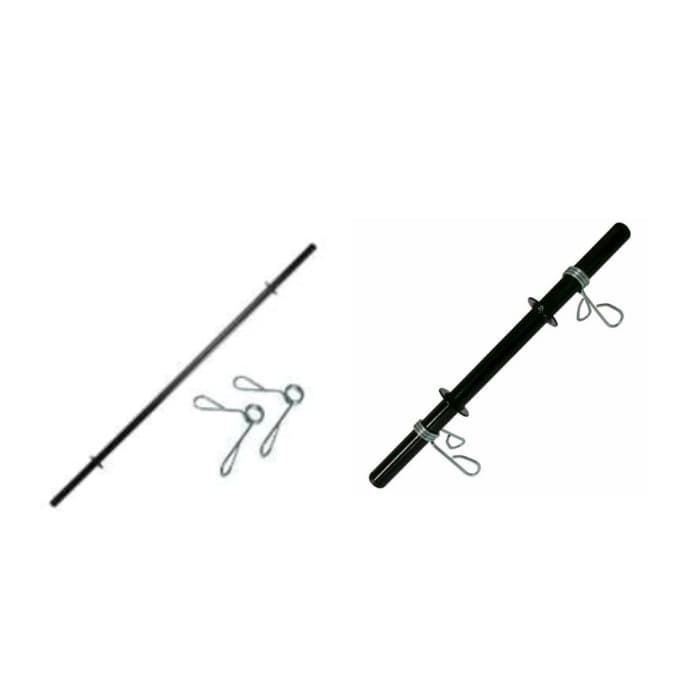 01 Barra Body Pump Oca de 1,20m + 01 Barra Oca 40cm Academia Musculação Agachamento
