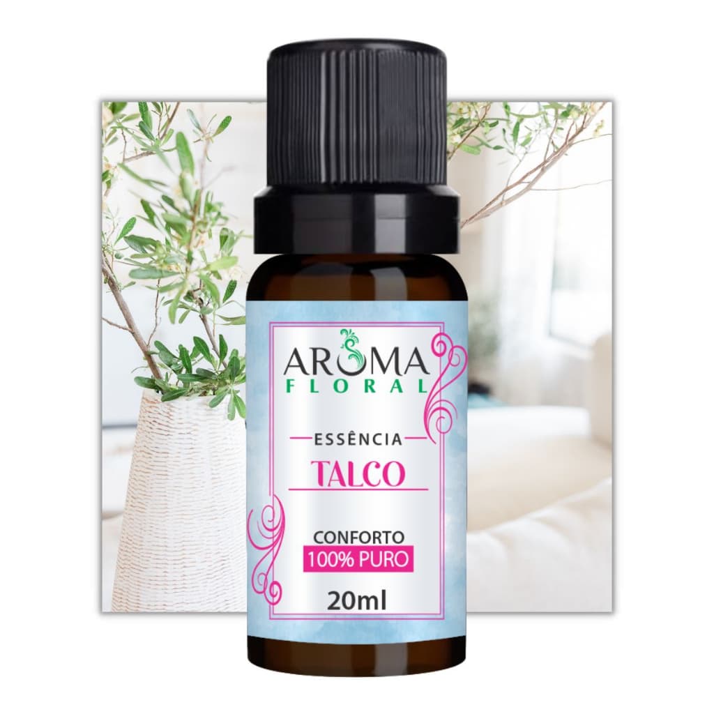 Essência Talco Para Perfumar Ambientes e Aromatizador Difusor 20ML